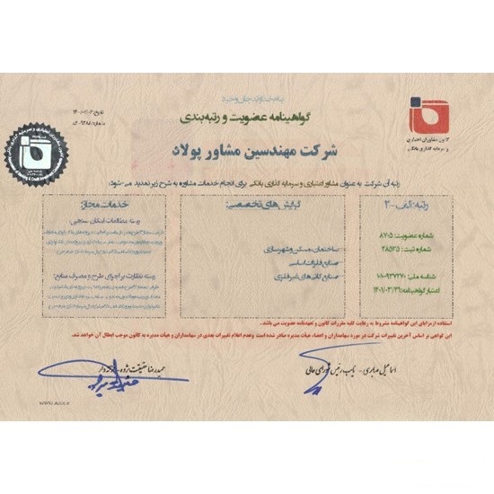 کانون مشاوران اعتباری و سرمایه گذاری بانکی - سال 1400